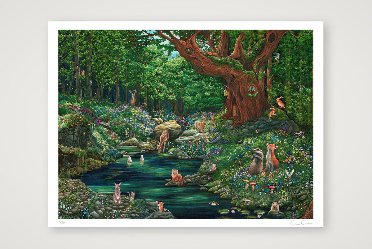 The Enchanted Forest — 80×60cm, 31×24" Print only