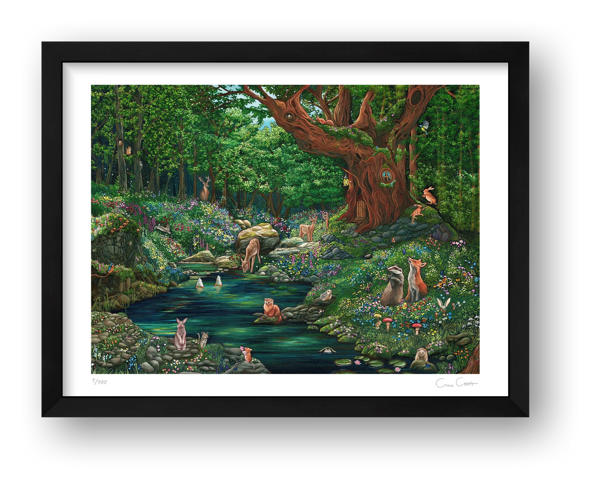 The Enchanted Forest — framed