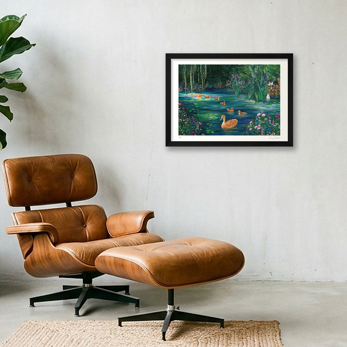 Finally Home — A3 (42×30cm, 17×12") Black Frame