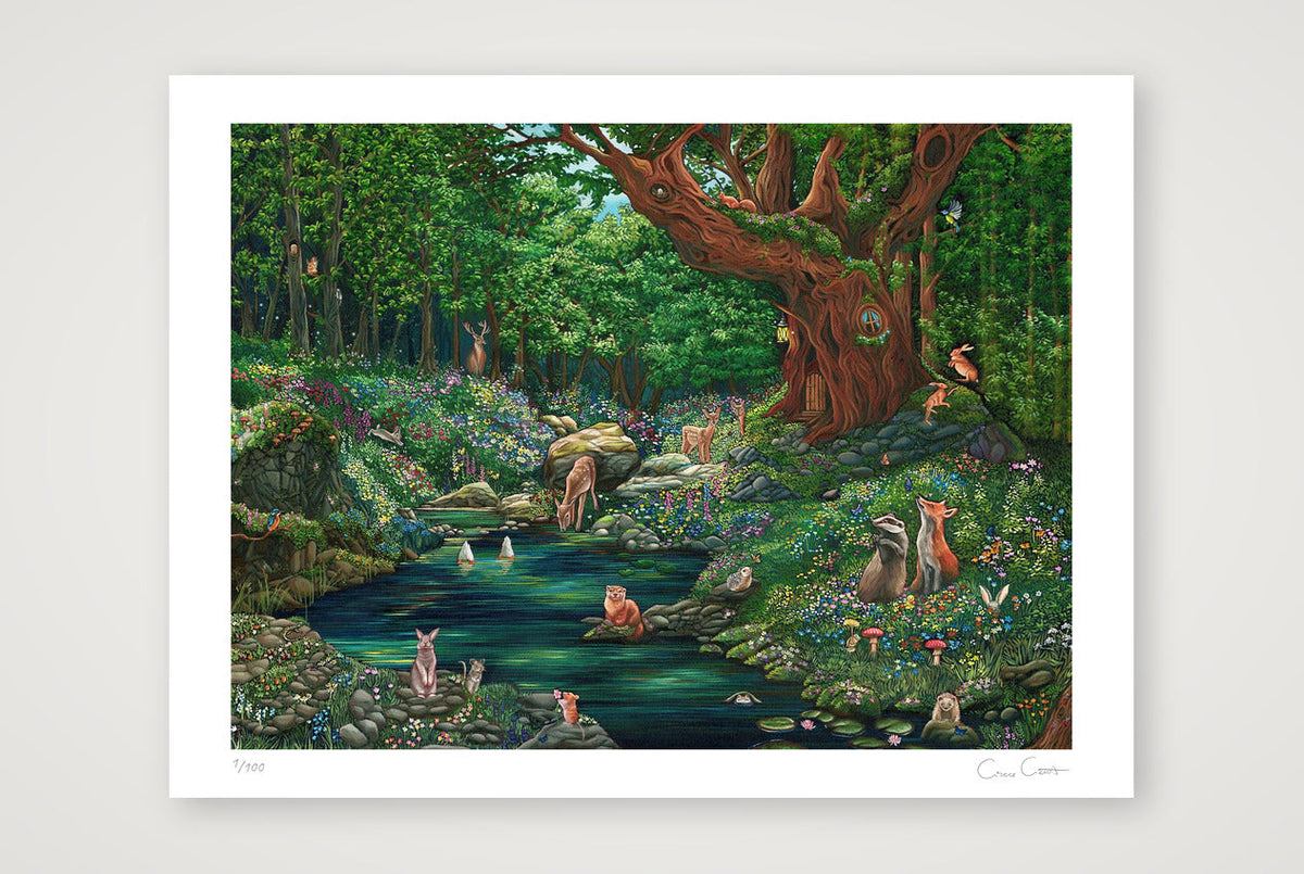 The Enchanted Forest — 40×30cm, 16×12" Print only
