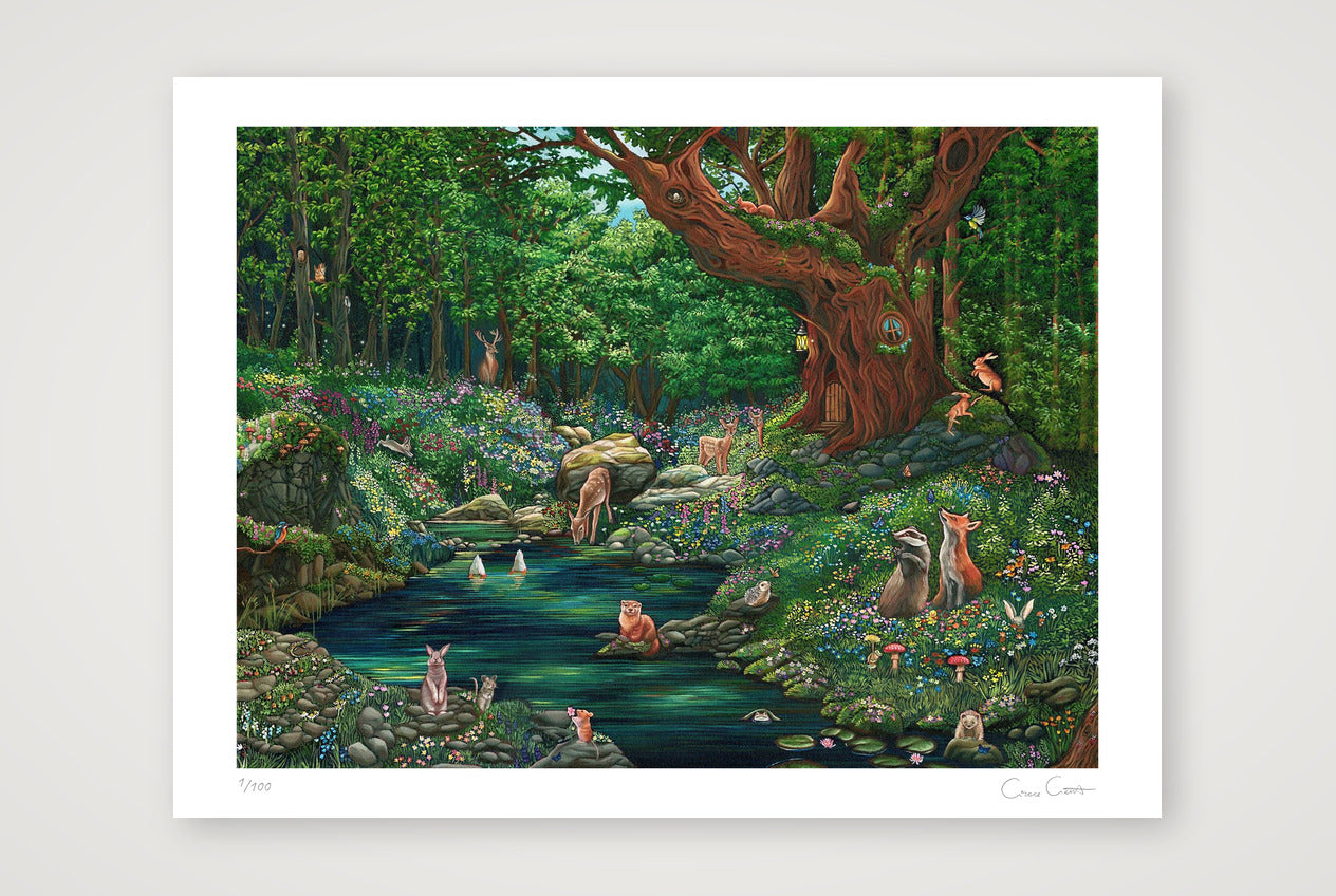 The Enchanted Forest — 40×30cm, 16×12" Print only
