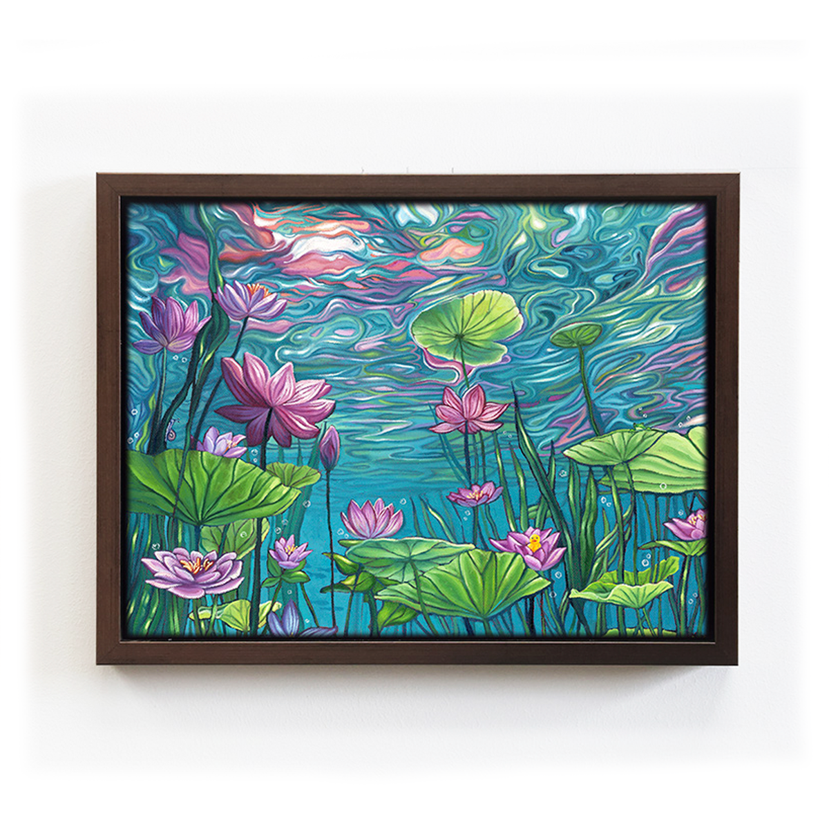 "Early Water Lilies" Original Oil on Canvas