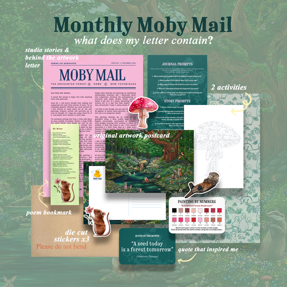 Monthly Moby Mail (UK Only)